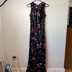 Beechers Brook floral bias cut maxi dress empire waist wedding event formal